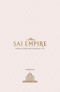 Image of 1041 Sq.ft 2 BHK Apartment / Flat for sale in Sai Empire, Mira Road East, Mira Bhayandar for Rs. 11000000