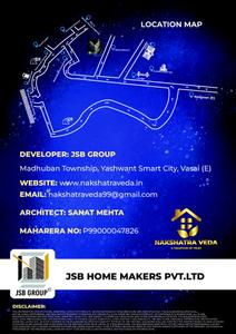 Image of 1015 Sq.ft 2 BHK Apartment / Flat for sale in JSB Nakshatra Veda II, Vasai East, Vasai for Rs. 5810000