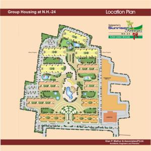 Image of 1200 Sq.ft 2 BHK Apartment / Flat for sale in Jaipuria Sunrise Greens Premium, Indirapuram, Ghaziabad for Rs. 11600000