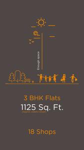 Image of 1125 Sq.ft 3 BHK Apartment / Flat for sale in Cubicon Altosa Olivia, Mavdi, Rajkot for Rs. 9751000
