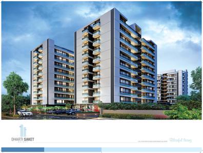 Image of 1890 Sq.ft 3 BHK Apartment / Flat for sale in Krishna Dharti Saket Height, Gota, Ahmedabad for Rs. 12700000