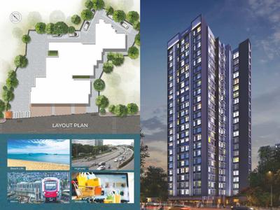 Image of 430 Sq.ft 1 BHK Apartment / Flat for sale in Ocean View, Andheri West, Mumbai for Rs. 12000000