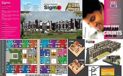 Image of 1450 Sq.ft 3 BHK Apartment / Flat for sale in DS Max Sigma, Electronic City, Bengaluru for Rs. 9300000