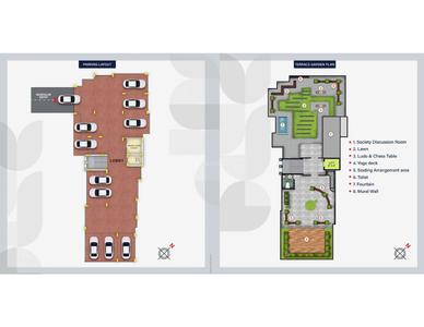 Image of 1632 Sq.ft 4 BHK Apartment / Flat for sale in LN Fusion, Jharapada, Bhubaneswar for Rs. 14319500