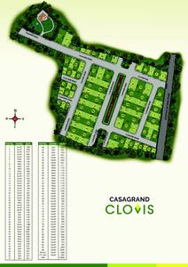 Image of 650 Sq.ft Residential Plot / Land for sale in Casagrand Clovis, Thaiyur, Chennai for Rs. 1690000