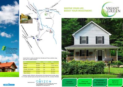 Image of 1200 Sq.ft 2 BHK Independent House for sale in SS Vasant Green, Karjat, Thane for Rs. 4500000