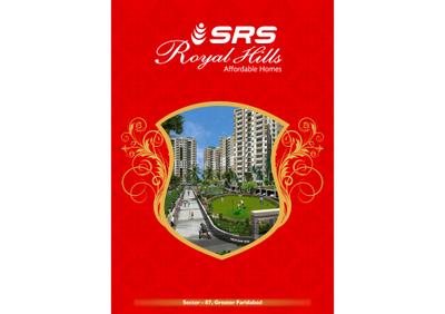 Image of 1045 Sq.ft 2 BHK Apartment / Flat for sale in SRS Royal Hills, Sector 87, Faridabad for Rs. 8000000