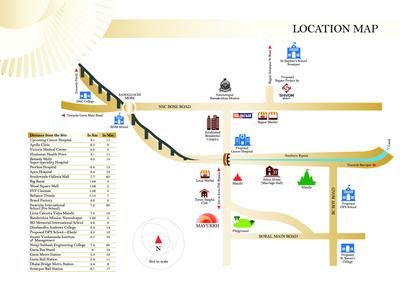 Image of 1075 Sq.ft 3 BHK Apartment / Flat for sale in Mayukkh, Sonarpur, Kolkata for Rs. 6300000