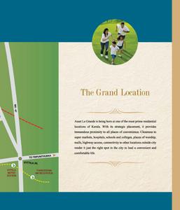 Image of 1135 Sq.ft 2 BHK Apartment / Flat for sale in Asset Le Grande, Vyttila, Kochi for Rs. 11000000