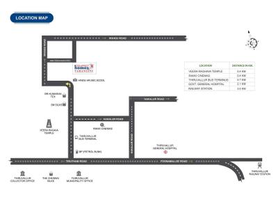Image of 650 Sq.ft 2 BHK Builder Floor for sale in Arun Tarangini Phase 2, Thiruvallur, Chennai for Rs. 3125000