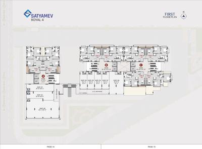 Image of 1850 Sq.ft 3 BHK Apartment / Flat for sale in Satyamev Royal 4, Chandkheda, Ahmedabad for Rs. 9211000