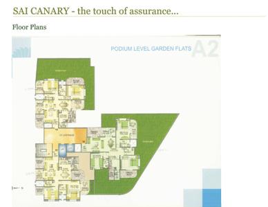Image of 1815 Sq.ft 3.5 BHK Apartment / Flat for sale in Sai Canary Phase I, Balewadi, Pune for Rs. 15600000