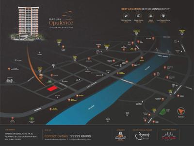 Image of 2938 Sq.ft 4 BHK Apartment / Flat for sale in Madhav Opulence, Bhatha, Surat for Rs. 13955499