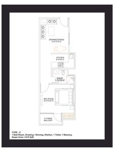 Image of 1500 Sq.ft 3 BHK Apartment / Flat for sale in Realtyvision 4th Avenue, Sector 110, Noida for Rs. 6799999