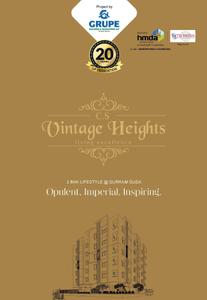 Image of 1156 Sq.ft 2 BHK Apartment / Flat for sale in Grupe Vintage Heights, Gurram Guda, Hyderabad for Rs. 5500000