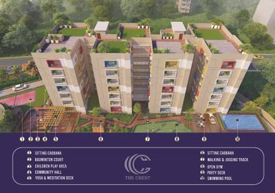 Image of 1457 Sq.ft 3 BHK Apartment / Flat for sale in Deepak The Crest, Matigara, Siliguri for Rs. 7867800