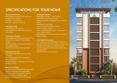 Image of 2422 Sq.ft 3 BHK Apartment / Flat for sale in GDK Auram, Ravet, Pune for Rs. 18100000