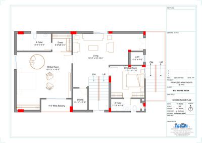 Image of 2128 Sq.ft 4 BHK Apartment / Flat for sale in Independent Triplex House, Puppalaguda, Hyderabad for Rs. 18500000