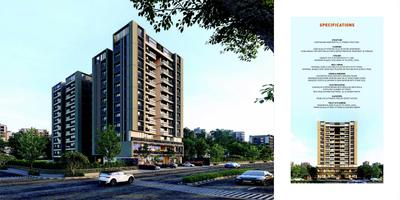 Image of 1530 Sq.ft 3 BHK Apartment / Flat for sale in Swamarvella Swastik Marvella, Chandkheda, Ahmedabad for Rs. 8500000
