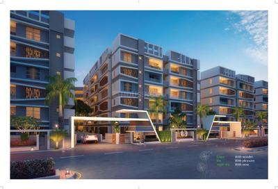 Image of 1360 Sq.ft 2 BHK Apartment / Flat for sale in Gauthami Green Blossoms, Kokapet, Hyderabad for Rs. 13000000
