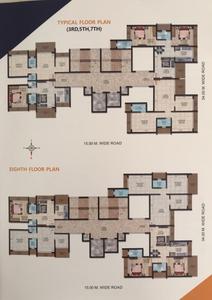 Image of 700 Sq.ft 1 BHK Apartment / Flat for sale in Vihan Sunshine Heights, Ghansoli, Navi Mumbai for Rs. 11200000