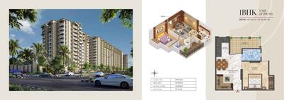 Image of 620 Sq.ft 2 BHK Apartment / Flat for sale in City Home Century One, Bagru Khurd, Jaipur for Rs. 3500000