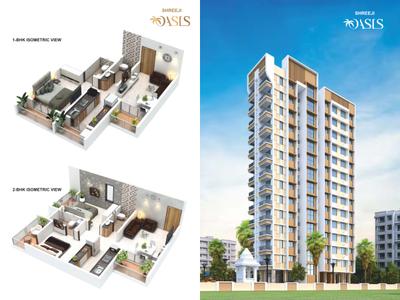 Image of 1010 Sq.ft 2 BHK Apartment / Flat for sale in Shreeji Oasis, Ambernath East, Ambernath for Rs. 4400000