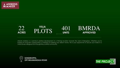 Image of 1200 Sq.ft Residential Plot / Land for sale in Artemis Address In Association With Mythreyi, Nelamangala, Bengaluru for Rs. 6600000
