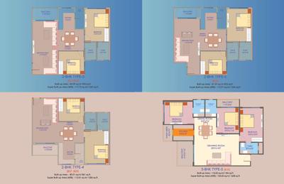 Image of 1772 Sq.ft 3 BHK Apartment / Flat for sale in Iris Kanak ISBT, Sukhliya, Indore for Rs. 10543400