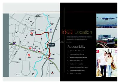 Image of 920 Sq.ft 2 BHK Apartment / Flat for sale in Rhythm Serenity Heights, Andheri East, Mumbai for Rs. 21900000