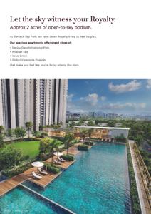 Image of 1479 Sq.ft 3 BHK Apartment / Flat for sale in Sunteck Sky Park 3, Mira Road East, Mira Bhayandar for Rs. 20700000