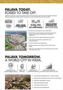 Image of 630 Sq.ft 1 BHK Apartment / Flat for sale in Lodha Palava Golden Tomorrow, Palava Phase 1, Thane for Rs. 4990000