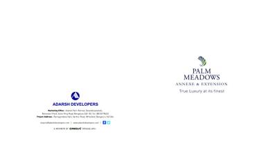 Adarsh Palm Meadows Extension Phase 2 Brochure 1