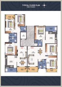 Image of 1506 Sq.ft 3 BHK Apartment / Flat for sale in Bafna Saptashree Gurukrupa, Govind Nagar, Nashik for Rs. 8300000