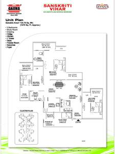 Image of 800 Sq.ft 2 BHK Apartment / Flat for sale in Gaurs Sanskriti Vihar 10th Avenue, Noida Extension, Greater Noida for Rs. 8100000
