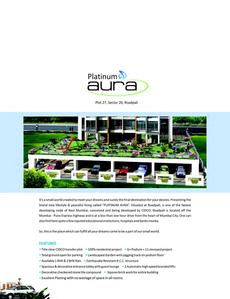 Image of 980 Sq.ft 2 BHK Apartment / Flat for sale in Platinum Aura, Kalamboli, Navi Mumbai for Rs. 9200000