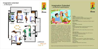 Image of 1980 Sq.ft 3 BHK Apartment / Flat for sale in Gulshan GC Centrum, Indirapuram, Ghaziabad for Rs. 30000000