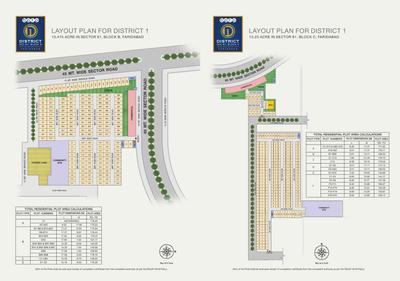 Image of 1260 Sq.ft 3 BHK Builder Floor for sale in BPTP District 3, Sector 85, Faridabad for Rs. 14000000