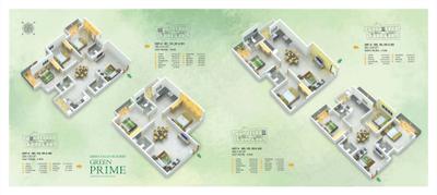 Image of 1296 Sq.ft 2 BHK Apartment / Flat for sale in Green Prime, Begur, Bengaluru for Rs. 15000000