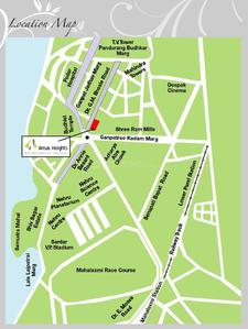 Image of 1600 Sq.ft 2 BHK Apartment / Flat for sale in Ansal Heights , Worli, Mumbai for Rs. 80000000