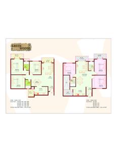 Image of 1452 Sq.ft 3 BHK Apartment / Flat for sale in NR Greenwood, Thanisandra, Bengaluru for Rs. 13500000