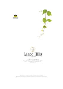 Lanco Hills Hanging Gardens Villas Brochure 36