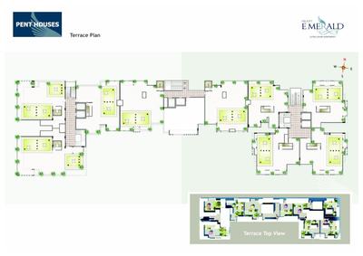 Image of 1933 Sq.ft 3 BHK Apartment / Flat for sale in Felicity Emerald, Ram Nagar, Jaipur for Rs. 13500000