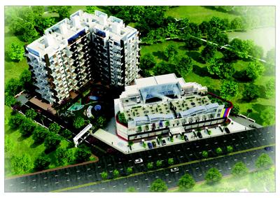 Image of 1400 Sq.ft 3 BHK Apartment / Flat for sale in Nirman Akash Raj Phase One, Ravet, Pune for Rs. 8000000