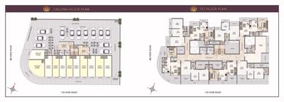 Image of 716 Sq.ft 1 BHK Apartment / Flat for sale in Guru Ambar, Ulwe, Navi Mumbai for Rs. 6300000
