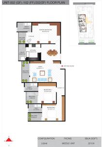Image of 2200 Sq.ft 3 BHK Apartment / Flat for sale in Lewis Ferris, Benson Town, Bengaluru for Rs. 35638266