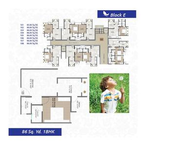 Image of 1017 Sq.ft 2 BHK Apartment / Flat for sale in Shubhlaxmi Shashi Avenue, Vatva, Ahmedabad for Rs. 2000000