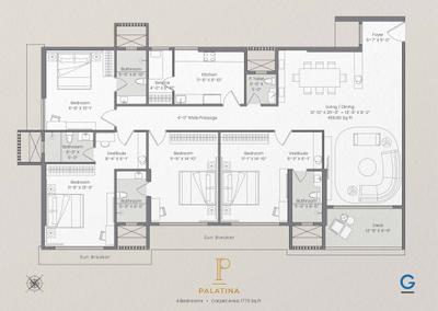 Image of 850 Sq.ft 2.5 BHK Apartment / Flat for sale in Tanishq Palatina, Ghatkopar East, Mumbai for Rs. 31500000