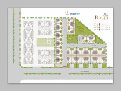Image of 2100 Sq.ft 3 BHK Apartment / Flat for sale in Pramukh Parisar, Sector 4, Gandhinagar for Rs. 8500000
