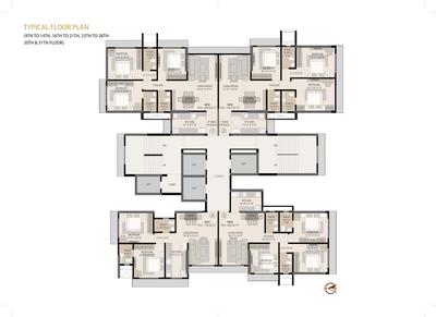 Image of 808 Sq.ft 2 BHK Apartment / Flat for sale in Shraddha Elite, Borivali West, Mumbai for Rs. 25300000